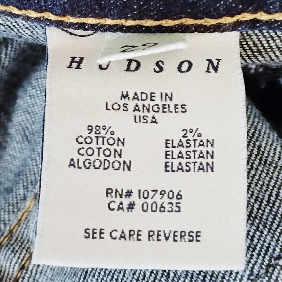 Hudson Capri Jeans Dark Wash Size 29 - Picture 3 of 3